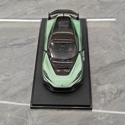 GT Spirit Rimac Nevera R Light Green GT547 1:18 Resin Model Car - premium collector scale model
