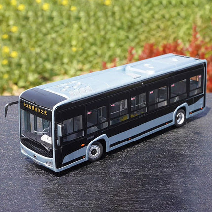 Original Manufacturer King Long XMQ6105G Bus with Lights 1:38 Diecast Model Bus - detailed model car replica