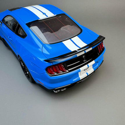 AutoArt Ford Mustang Shelby GT500 Blue 1:18 Diecast Model Car - showroom-quality model replica