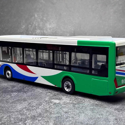 Zhongtong Bus Holding Co., Ltd. Zhongtong N12 (LCK6126EVGRA1) Qingdao Bus 1:43 Diecast Model Bus - hand-finished display mode