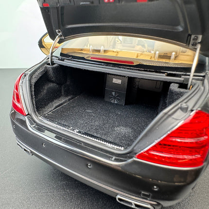 MH Mercedes-Benz S600L W221 Black 1:18 Diecast Model Car - detailed model car replica