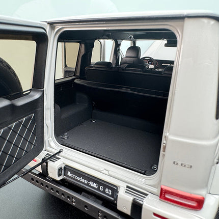 Almost Real Mercedes-Benz G63 4x4 Grey 1:18 Diecast Model Car - collector edition scale model