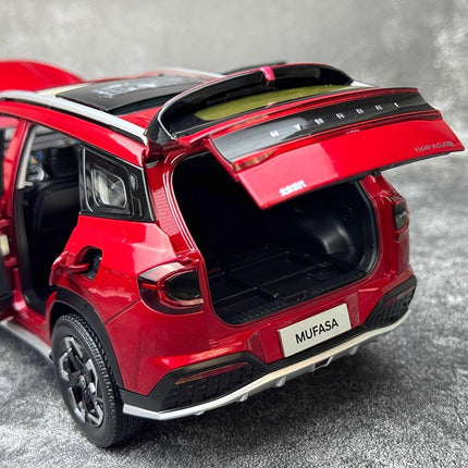 Original Manufacturer Hyundai MUFASA ix35 2023 Silver Metallic 1:18 Diecast Model Car - showroom-quality model replica