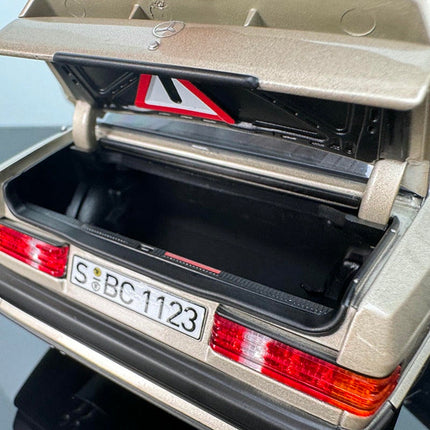 Norev Mercedes-Benz 190E 2.3-16 1984 Gold 1:18 Diecast Model Car - showroom-quality model replica