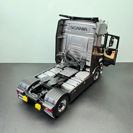 NZG Scania V8 730S 4x2 Grey Zinc Truck 1:18 Diecast Model Truck - fine detailed model replica