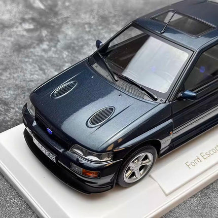 Norev Ford Escort RS Cosworth 1992 Dark Blue 1:18 Diecast Model Car - showroom-quality model replica