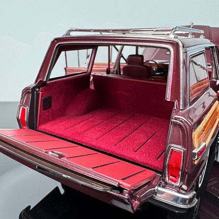 DD Model Jeep Wagoneer 1963 Metallic Red 1:18 Diecast Model Car - showroom-quality model replica