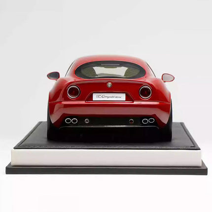 Motorhelix Alfa Romeo 8C Competizione Alfa Red 1:18 Resin Model Car - collectible scale model car