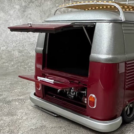 Schuco Volkswagen VW T1b Lowrider Bus Two-Tone 1:18 Diecast Model Bus - hand-finished display model