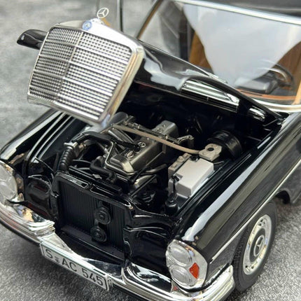 Norev Mercedes-Benz 280 SE 1968 (W108) Black 1:18 Diecast Model Car - detailed die-cast style model