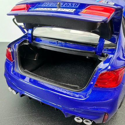 Norev BMW M5 F90 M Power Alpine Blue 1:18 Diecast Model Car - showroom-quality model replica