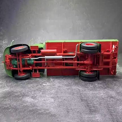 Schuco Mercedes-Benz L3500 Truck Transporter Green 1:18 Diecast Model Truck - hand-finished display model