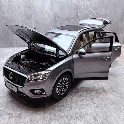 YX Car Model Borgward BX7 SUV Red 1:18 Diecast Model Car - model display piece for collectors