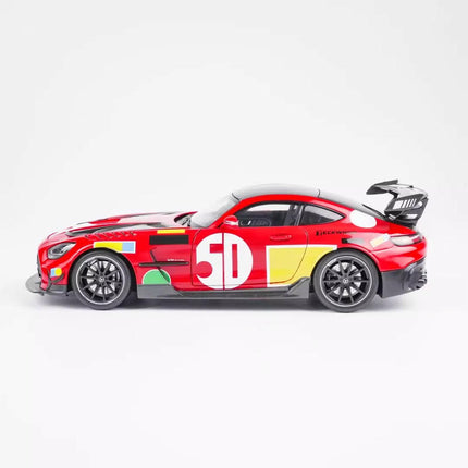 Minichamps Mercedes-Benz AMG GT Black Series Red 1:18 Diecast Model Car - collectible scale model car