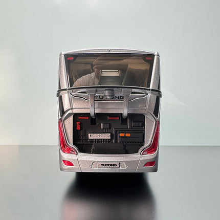 Yutong Bus T12E Gray 1:42 Diecast Model Bus - scale model for display