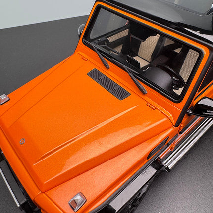 Almost Real Mercedes-Benz G63 2017 Orange 1:18 Diecast Model Car - hand-finished display model
