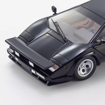 Kyosho Lamborghini Countach LP400 S Black 1:18 Diecast Model Car - showroom-quality model replica