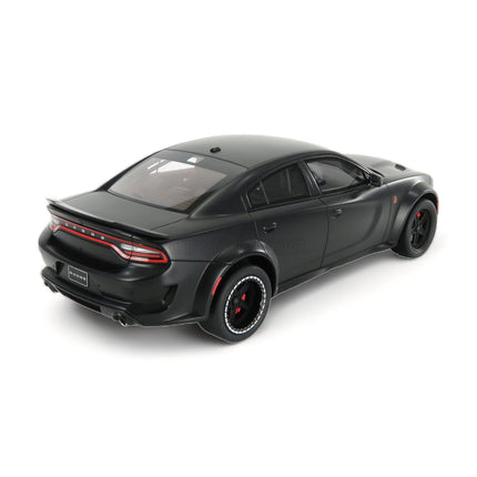 GT Spirit Dodge Charger SRT Hellcat Wide Body 1:18 Diecast Model Car Black - fine detailed model replica
