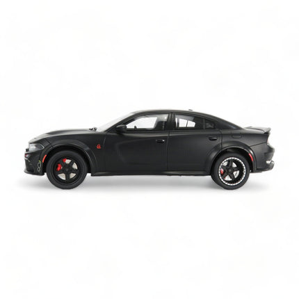 GT Spirit Dodge Charger SRT Hellcat Wide Body 1:18 Diecast Model Car Black - collectible scale model car