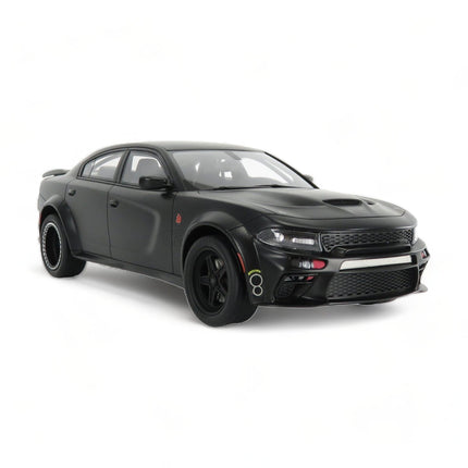 GT Spirit Dodge Charger SRT Hellcat Wide Body 1:18 Diecast Model Car Black - detailed collector display model