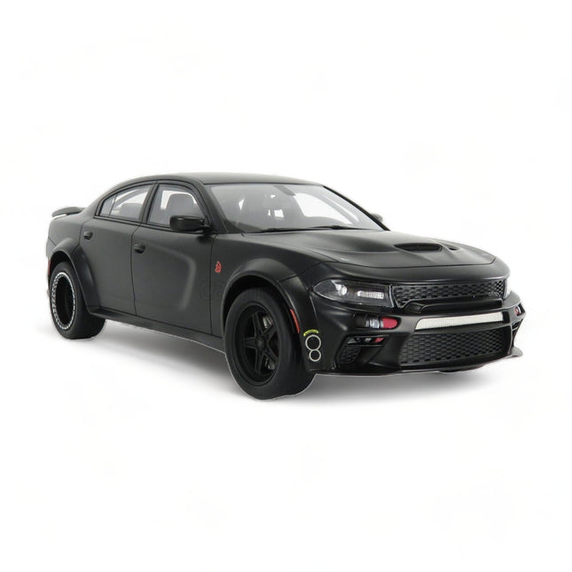GT Spirit Dodge Charger SRT Hellcat Wide Body 1:18 Diecast Model Car Black - detailed collector display model