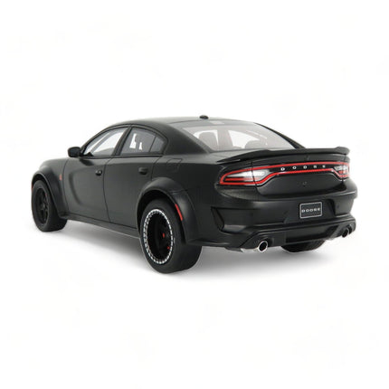 GT Spirit Dodge Charger SRT Hellcat Wide Body 1:18 Diecast Model Car Black - premium collector scale model