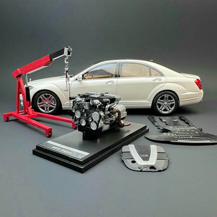 MH Mercedes-Benz S600L W221 1:18 Diecast Model Car - detailed model car replica