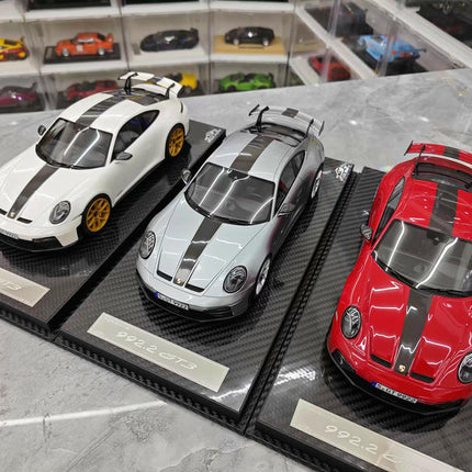 VIP Porsche 911 GT3 GT Silver 1:18 Resin Model Car - collector edition scale model