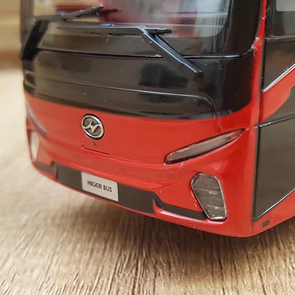 OEM Higer V12 Bus Red 1:42 Diecast Model Bus - scale model collectible piece
