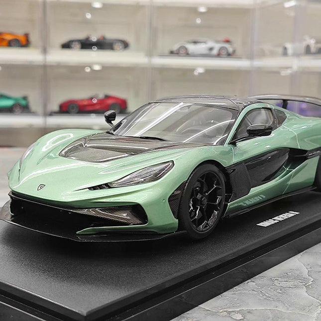 GT Spirit Rimac Nevera R Light Green GT547 1:18 Resin Model Car - detailed collector display model