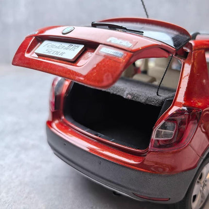 Shanghai Volkswagen Original Skoda New Fabia 1:18 Diecast Model Car - scale replica for enthusiasts