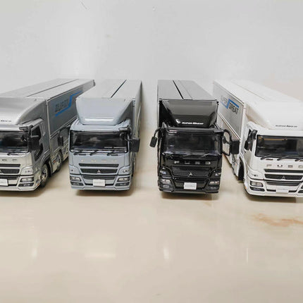 Original Manufacturer Mitsubishi Fuso Supergreat Truck Openable Door 1:43 Diecast Model Truck - detailed collectible replica