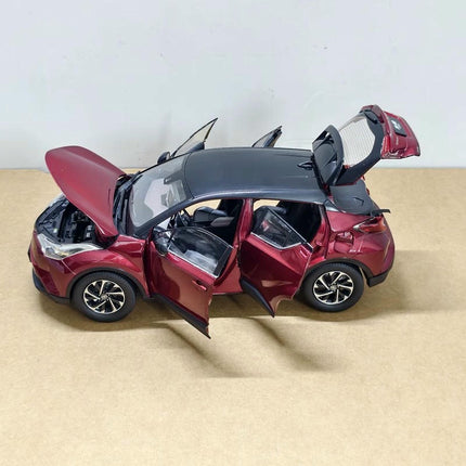 YX Car Model Toyota IZOA Red Opening 1:18 Diecast Model Car - showroom-quality model replica