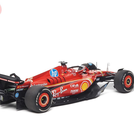 BBR Red Fully Enclosed 1:18 Diecast Model Car - scale model for display