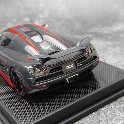 VBM Koenigsegg CCX Silver 1:18 Resin Model Car - detailed studio model shot