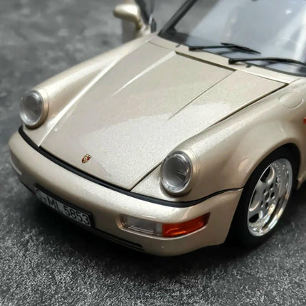 Norev Porsche 911 Carrera 2 Turbo 1992 Gold 1:18 Diecast Model Car - collectible scale model car