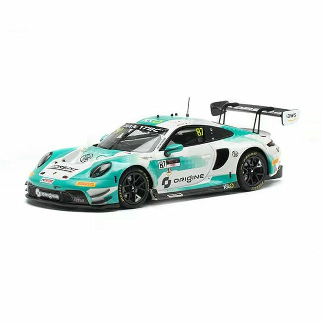 KILOworks Porsche 911 GT3R Force Racing 1:43 Diecast Model Car - detailed collector display model
