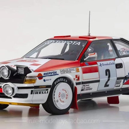 Kyosho Toyota Celica GT-Four ST185 Rally 1990 Safari 1:18 Diecast Model Car - premium collector scale model