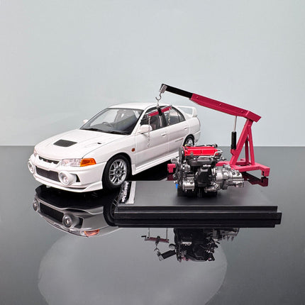 Motorhelix Mitsubishi Lancer Evolution IV 1:18 Diecast Model Car - scale model for display