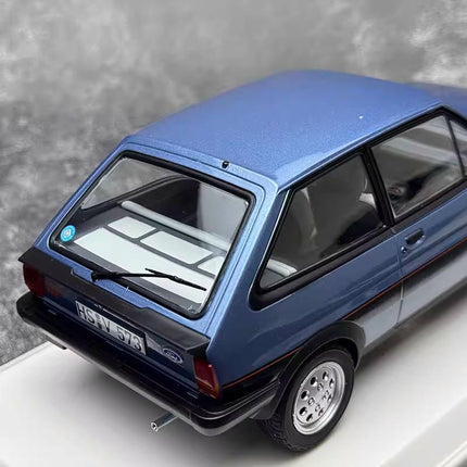 Norev Ford Fiesta XR2 1981 Blue Sealed Body 1:18 Diecast Model Car - detailed model car replica