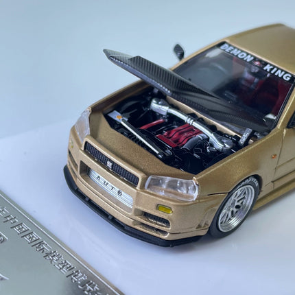 Car King HEC2026 Exhibition Limited Edition Collection Gold 1:64 Diecast Model Car - detailed model car replica