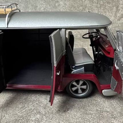 Schuco Volkswagen VW T1b Lowrider Bus Two-Tone 1:18 Diecast Model Bus - detailed model car replica