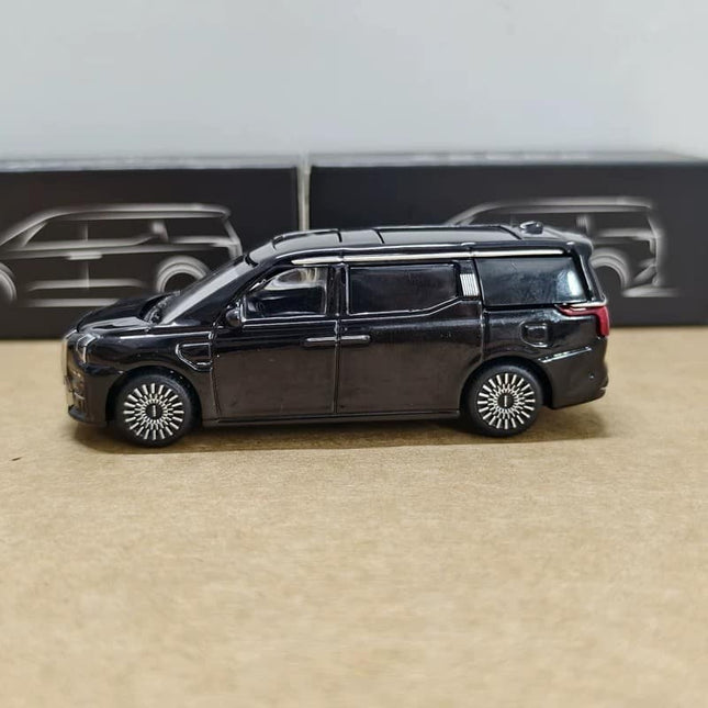 Original Manufacturer Original ZEEKR 009 Electric MPV 1:64 Diecast Model Car - studio product photo of the scale model