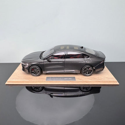 YX Car Model Changan Lincoln Z Gray 1:18 Diecast Model Car - scale model collectible piece