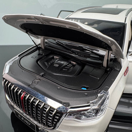 Century Dragon Hongqi HS7 SUV White 1:18 Diecast Model Car - premium collector scale model