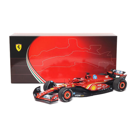 BBR Red Fully Enclosed 1:18 Diecast Model Car - detailed collector display model