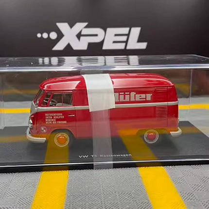Schuco Volkswagen VW T1 Red Bus 1:32 Diecast Model Bus - collectible scale model car