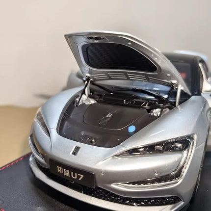 Original Manufacturer Original BYD Yangwang U7 Electric Hypercar Silver 1:18 Diecast Model Car - detailed model car replica