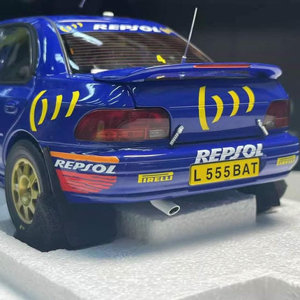 Kyosho Subaru Impreza Full-Open 1:18 Diecast Model Car - collector edition scale model