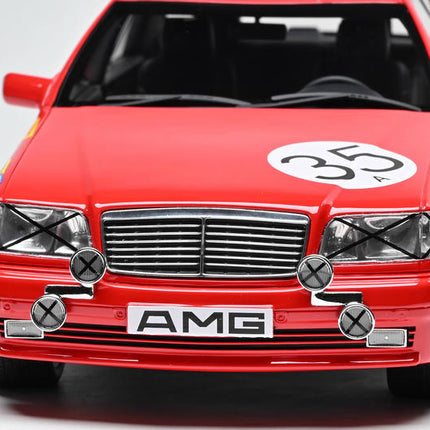 Vehicle Art Mercedes-Benz Brabus W140 Red 1:18 Resin Model Car - scale model collectible piece